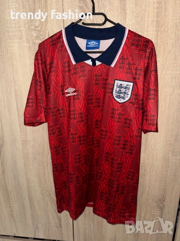 Англия – ретро футболна тениска 