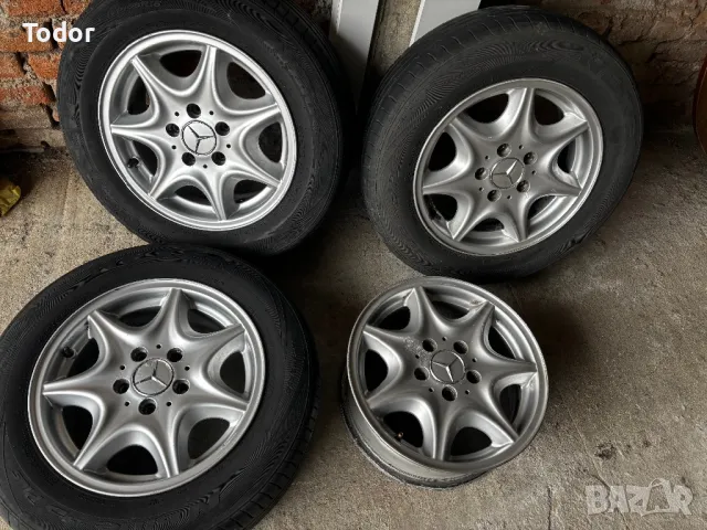 Продавам ляти джанти 5/112/15 за мерцедес, снимка 8 - Гуми и джанти - 49758300