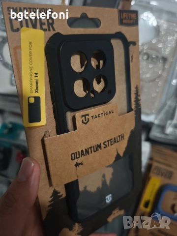 ПРОМО!!! Xiaomi 14 Tactical Quantum Stealth гърбове, снимка 4 - Калъфи, кейсове - 52099905