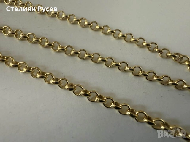 НОВ 8.78гр 57см златен ланец версаче / златно колие / синджир / ланец / злато / златен / GOLD 585 / , снимка 8 - Колиета, медальони, синджири - 52078361