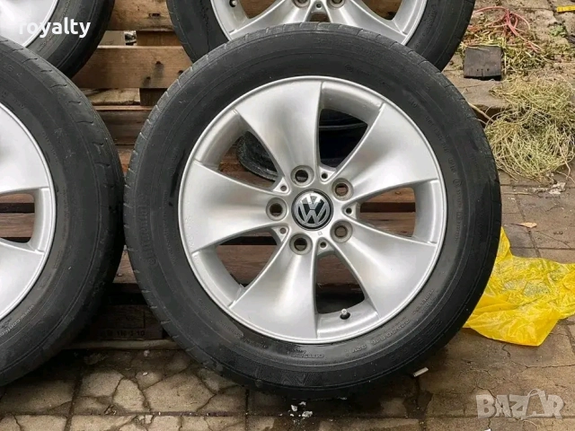 5х120 16 Цола Джанти VW Transporter T5 T6 Multivan ET 34 J 7 Централен отвор със втулка 65.1 Без кри, снимка 4 - Аксесоари и консумативи - 52557765