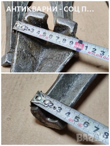 Комплект 4 Броя Стари Чугунени Крака За Стара Печка. , снимка 6 - Антикварни и старинни предмети - 52240351