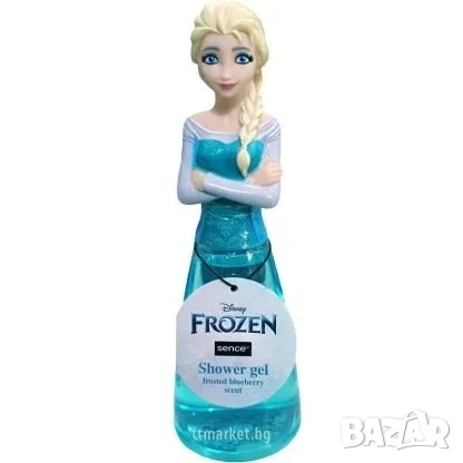 Sence Disney Frozen Sence аромат Ледена боровинка 3D бутилка Елза Детски душ гел 300 мл.