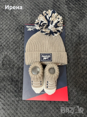 Бебешки комплекти (шапки +чорапки) тип терлички, снимка 12 - Бебешки шапки - 52381733