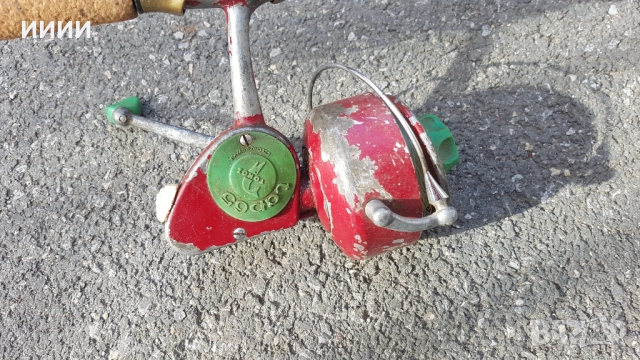 Ретро прът и макара, снимка 3 - Антикварни и старинни предмети - 51896161