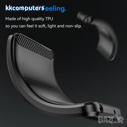 Honor 200 Smart 5G Ударостойчив Carbon Fiber Калъф и Протектор, снимка 6 - Калъфи, кейсове - 52671627