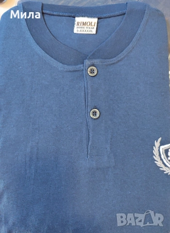 Мъжки пижами къс ръкав 3XL, 4XL, 5XL, снимка 2 - Тениски - 53813598