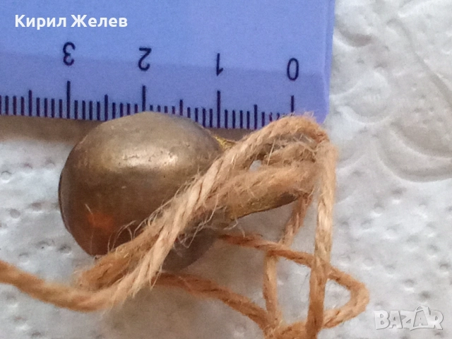 Бронзов старо звънче 52673, снимка 5 - Антикварни и старинни предмети - 52791386