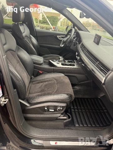 Аudi Sq7-Shadow line/22-летни/20-зимни/Реални км./Пано/Acc/diesel-hibrid/keyless/FULL/КАТО НОВА, снимка 11 - Автомобили и джипове - 52194148