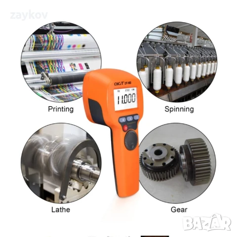 HOLDPEAK HP-DT-10S Ръчен стробоскоп 60~99999 об/мин, цифров стробоскоп, снимка 3 - Друга електроника - 51249282