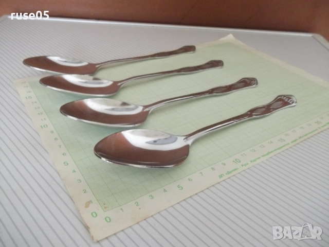 Лот от 4 бр. лъжици, снимка 3 - Прибори за хранене, готвене и сервиране - 52188332