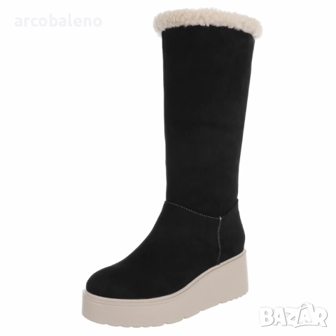 Дамски зимни боти до глезена, 3цвята , снимка 12 - Дамски боти - 52760612
