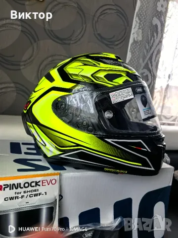 Каска Shoei X-Spirit 3 Aerodyne L , снимка 3 - Аксесоари и консумативи - 48715851