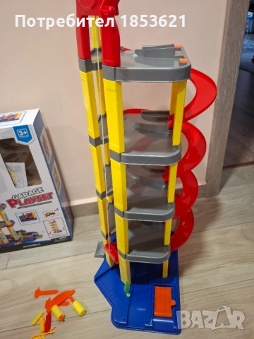 Писта - гараж за малки колички, снимка 2 - Коли, камиони, мотори, писти - 53833185