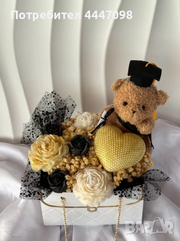 Букет с мече, снимка 2 - Подаръци за жени - 54264430