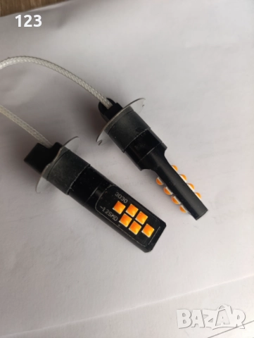 H3 крушки за фар 30w жълти led, снимка 2 - Аксесоари и консумативи - 52804151