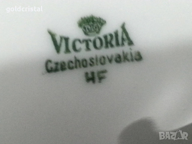 Стар порцелан Чехословакия чинии , снимка 6 - Антикварни и старинни предмети - 52945752