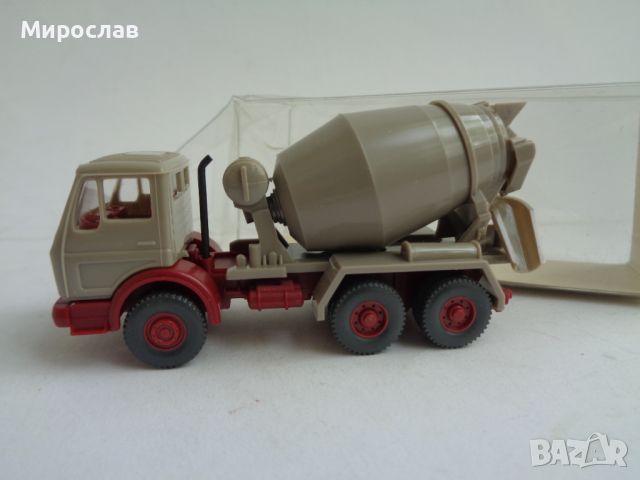  WIKING 1:87 H0 MERCEDES BENZ КАМИОН БЕТОНОВОЗ КОЛИЧКА МОДЕЛ , снимка 3 - Колекции - 46071294