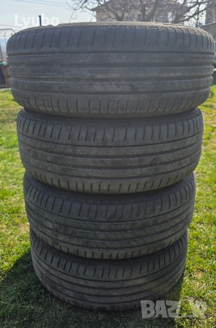 Летни гуми с джанти  195/55/16, снимка 3 - Гуми и джанти - 53837397
