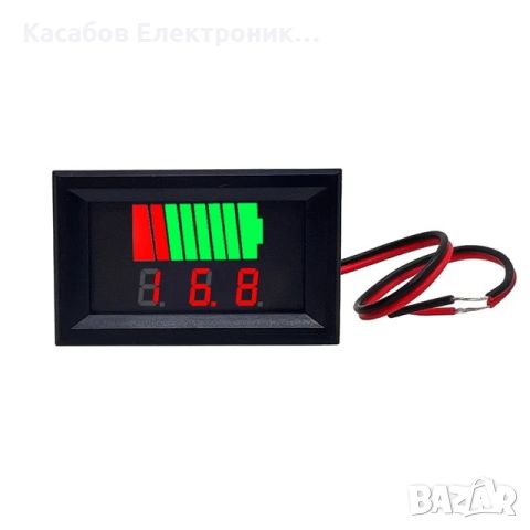 Индикатор за заярд на батерия 12-60V