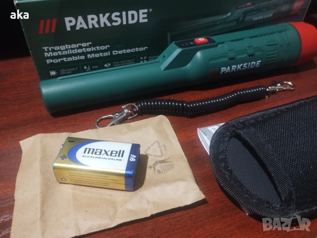 Преносим детектор за метал PARKSIDE водоустойчив пинпойнтер 3г.гаранция, снимка 7 - Друга електроника - 53470429