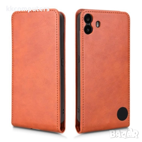 Nothing CMF Phone 1 Flip Кожен Калъф и Скрийн Протектор, снимка 3 - Калъфи, кейсове - 51496726