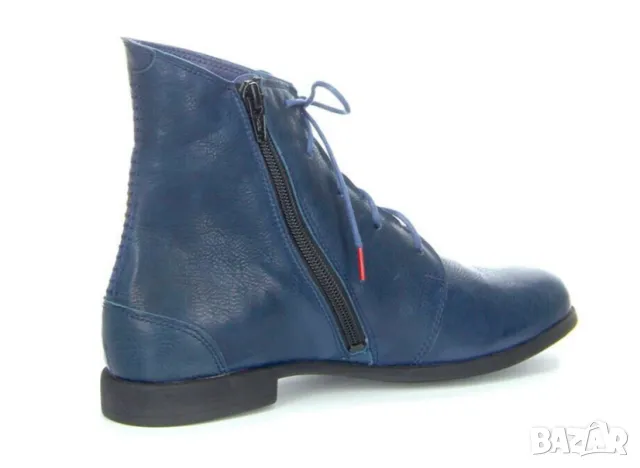 Think Booties сини Agrat azur номер 38,5-39  боти/обувки , снимка 8 - Дамски боти - 48657331