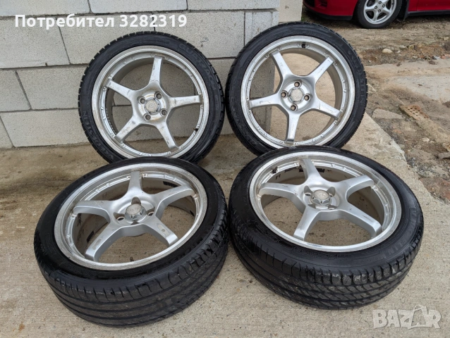 BSA 17 4x100 7J ET40 205/45/17, снимка 9 - Гуми и джанти - 54222048