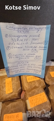 Нестандартни,специфични лагери, снимка 3 - Резервни части за машини - 52822121
