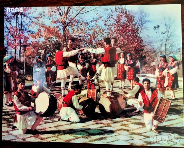 Уникална Фонокарта Горно Диканско ХОРО и плик за изпращане. 4бр.малкиПлочи Общо 6 Евро