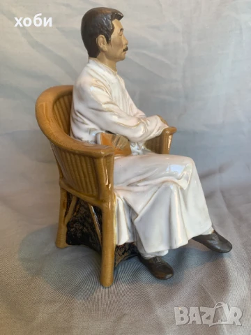 Китайска керамика Лу Сюн писател, снимка 2 - Антикварни и старинни предмети - 51084062