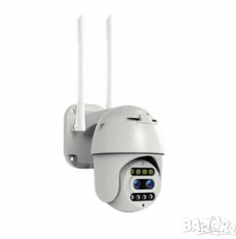 Двойна WiFi безжична IP камера 2MP FULL-HD1080P с цветно нощно виждане, снимка 1 - Други - 48049228