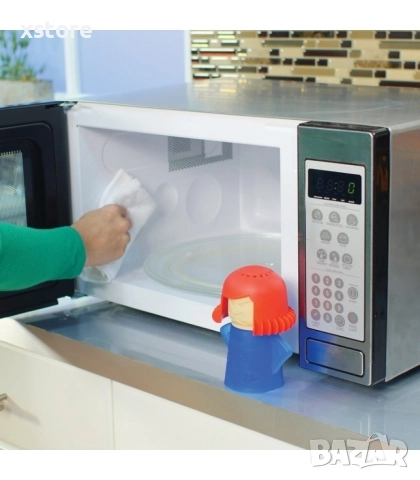 Почистващ уред за микровълнова фурна Angry mama, снимка 3 - Други - 52699426