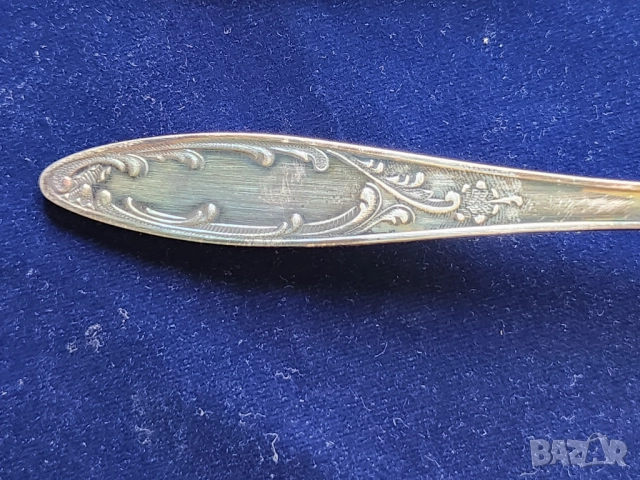 лъжици - комплект 6 броя от мелхиор, посребрени/позлатени, мод.Пламя, чисто нови,неползвани, в кутия, снимка 5 - Прибори за хранене, готвене и сервиране - 51465323