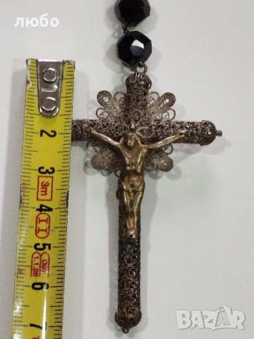 КРЪСТ ФИЛИГРАН 18-19 Век, снимка 17 - Антикварни и старинни предмети - 52184241