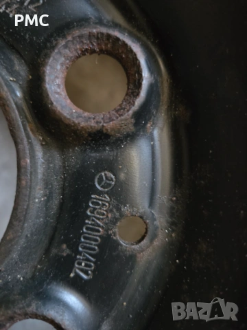 Джанти 15" за Mercedes A Class 2004-12г." 4бр. стоманени , снимка 2 - Гуми и джанти - 53615413