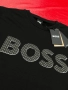Hugo Boss Мъжка Черна Памучна Блуза С Дълъг Ръкав Хуго Бос Код A955, снимка 2