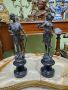 Страхотен чифт антикварни колекционерски френски фигури статуетки , снимка 1 - Антикварни и старинни предмети - 45916745