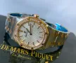 Audemars Piguet Royal Oak 33mm Steel & Rose Gold White Dial Diamond Дамски Различни Варианти, снимка 6