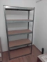 Метален стелаж с  рафтове от MDF с размери 180x90x40, снимка 1