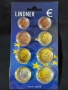 LINDNER – Опаковка за евро сет от 1 цент до 2 евро с капсули, снимка 1