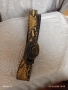 Кожен колан имитиращ змийска кожа с катарама мотористи много красив 26608, снимка 2