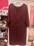 Красива бордо рокля , снимка 4