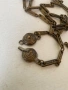 ⚜️Старинно колие от бронз с тюркоазен камък, ръчна изработка , снимка 3