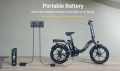 Сгъваемо електрическо колело HillMiles MilePort 1 500W 36V 13Ah, снимка 10