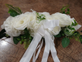 Сватбена украса за кола, снимка 7