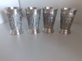 Немски чаши за ракия от калай Antik * Vintage, снимка 1 - Антикварни и старинни предмети - 45344800