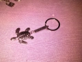 метален ключодържател костенурка България за късмет и пари нов, снимка 1