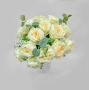 Изкуствени букети с рози и евкалиптови листа – Елегантна украса с дълготраен ефект, снимка 11