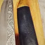 Ловен масивен нож, с дръжка от биволски рог Нов!, снимка 15